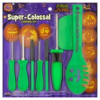 Fun World Pumpkin Pro Super-Colossal Carving Kit, 8+