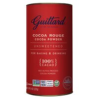 Guittard Unsweetened Cocoa Rouge Cocoa Powder, 8 oz