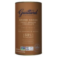 Guittard Grand Cacao Sweet Ground Chocolate, 10 oz