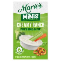 Marie's Minis Creamy Ranch Dressing & Dip, 1.5 oz, 6 count
