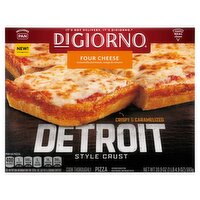 DiGiorno Four Cheese Detroit Style Crust Pizza, 20.9 oz, 20.9 Ounce