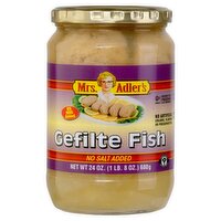 Mrs. Adler's No Salt Added Gefilte Fish, 24 oz