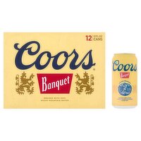 Coors Banquet Beer, 12 fl oz, 12 count