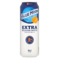 Blue Moon Extra White Belgian-Style Wheat Ale Beer, 19.2 fl oz