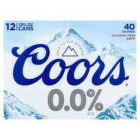 Coors Alcohol-Free Malt Beverage, 12 fl oz, 6 count