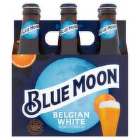 Blue Moon White Belgian-Style Wheat Ale, 6 count, 12 fl oz