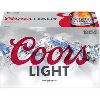 Coors Light 18 Pack - Glass Bottles, 216 fl oz