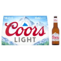 Coors Light Beer, 18 count, 12 fl oz