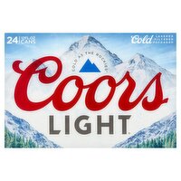 Coors Light Cold Beer, 24 count, 12 fl oz