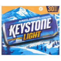 Keystone Light Beer, 12 fl oz, 30 count