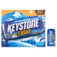Keystone Light Beer, 12 fl oz, 30 count