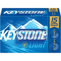 Keystone Light Beer - 15 Pack Cans, 180 fl oz