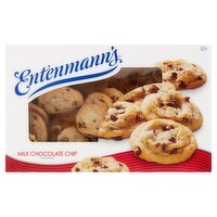 Entenmann's Milk Chocolate Chip Cookies, 12 oz, 12 Ounce