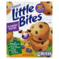 Entenmann's Little Bites Blueberry Muffins, 20 count, 8.25 oz, 8.25 Ounce