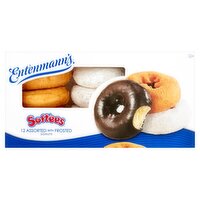 Entenmann's Soft'ees Assorted with Frosted Donuts, 12 count, 1 lb 4.5 oz