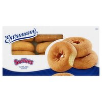 Entenmann's Soft'ees Plain Donuts, 12 count, 1 lb 1 oz