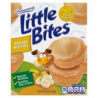 Entenmann's Little Bites Banana Muffins, 20 count, 8.25 oz, 8.25 Ounce