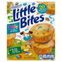 Entenmann's Little Bites Party Cake Muffins, 20 count, 8.25 oz, 8.3 Ounce