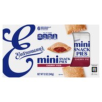 Entenmann's Baker's Delights Mini Cherry Snack Pies, 6 count, 12 oz