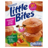 Entenmann's Little Bites Strawberry Yogurt Muffins, 20 count, 8.25 oz, 8.25 Ounce