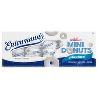 Entenmann's Pop'ettes Powdered Mini Donuts, 24 count, 12 oz