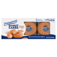 Entenmann's Cinnamon & Sugar Donut Cakes, 6 count, 10.9 oz, 10.9 Ounce