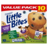 Entenmann's Little Bites Blueberry Muffins Value Pack, 10 count, 16.5 oz