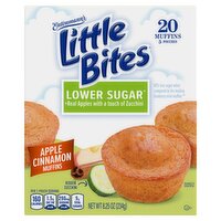 Entenmann's Little Bites Lower Sugar Apple Cinnamon Muffins, 20 count, 8.25 oz, 3 Ounce