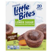 Entenmann's Little Bites Lower Sugar Chocolate Muffins, 20 count, 8.25 oz