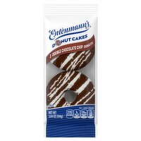 Entenmann's Double Chocolate Chip Donut Cakes, 2 count, 3.64 oz