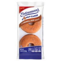 Entenmann's Cinnamon & Sugar Donut Cakes, 2 count, 3.64 oz