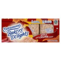 Entenmann's Baker's Delights Apple Mini Crumb Cakes, 6 count, 12.25 oz, 12.25 Ounce