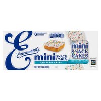 Entenmann's Iced Party Mini Snack Cakes, 6 count, 12 oz