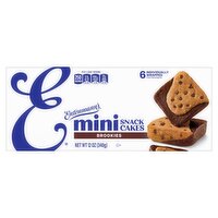 Entenmann's Brookie Mini Snack Cakes, 6 count, 12 oz, 12 Ounce