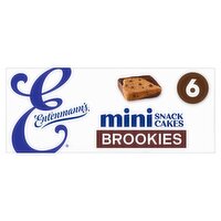 Entenmann's Brookie Mini Snack Cakes, 6 count, 12 oz