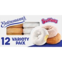 Entenmann's Soft'ees Donuts Variety Pack, 12 count, 1 lb 1 oz