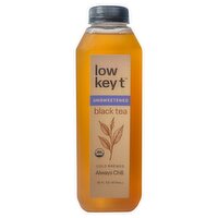 Low Key T Unsweetened Black Tea, 16 fl oz