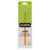 Dixon #2 HB Real Wood Pencils, 8 count, 8 Each