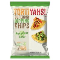 Tortiyahs! Brazilian Lime Flavored Superior Dipping Chips, 11 oz, 11 Ounce