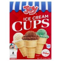 Joy Ice Cream Cups, 24 count, 3.5 oz, 3.5 Ounce