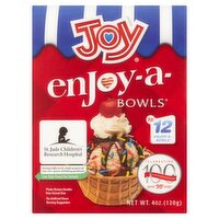 Joy EnJoy-A-Bowls, 12 count, 4 oz, 4 Ounce