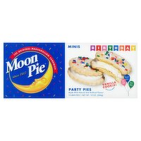 Moon Pie Birthday Minis Vanilla Cookie! Party Pies, 10 count, 10 oz