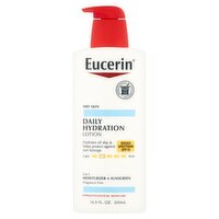 Eucerin Broad Spectrum Daily Hydration 2 in 1 Moisturizer + Suncreen Lotion, SPF 15, 16.9 fl oz