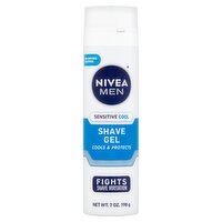 Nivea Men Sensitive Cool Shave Gel, 7 oz, 7 Ounce