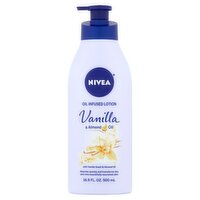 Nivea Vanilla & Almond Oil Infused Lotion, 16.9 fl oz, 16.9 Fluid ounce