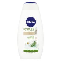 Nivea Basil & White Tea Refreshing Body Wash, 20 fl oz, 20 Fluid ounce