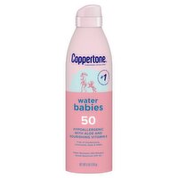 Coppertone Water Babies Broad Spectrum Sunscreen Lotion Spray, SPF 50, 6 oz