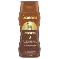 Coppertone Tanning Broad Spectrum Sunscreen Lotion, SPF 8, 8 fl oz, 8 Fluid ounce