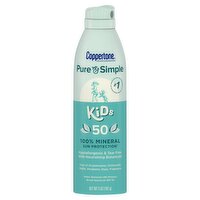 Coppertone Pure & Simple Broad Spectrum Sunscreen Spray, SPF 50, 5 oz