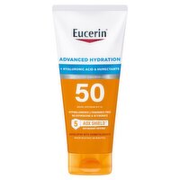 Eucerin Advanced Hydration Broad Spectrum Lightweight Sunscreen Lotion, SPF 50, 5 fl oz